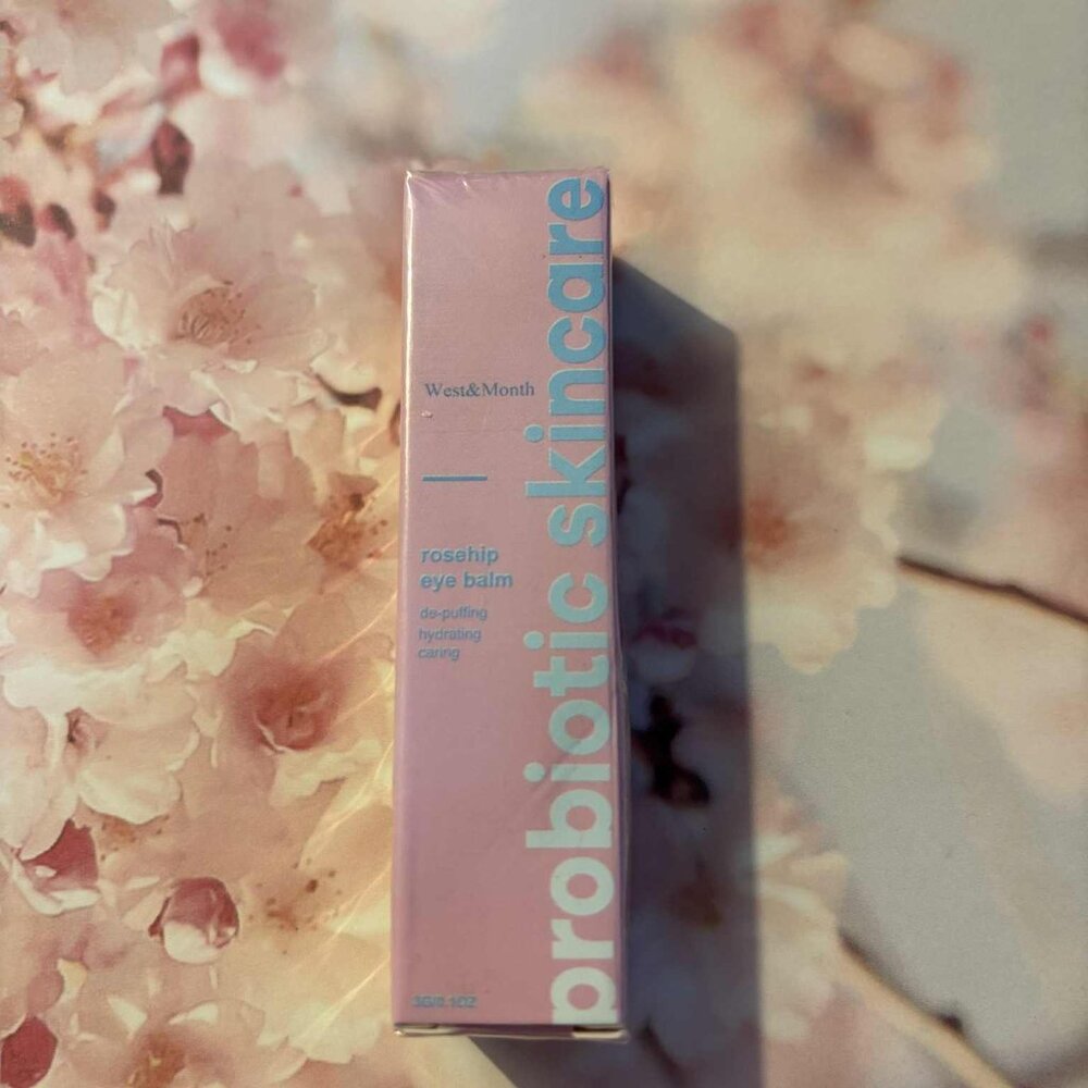 Brand New West & Month Probiotic Skincare Rosehip Eye Balm Size .10 oz